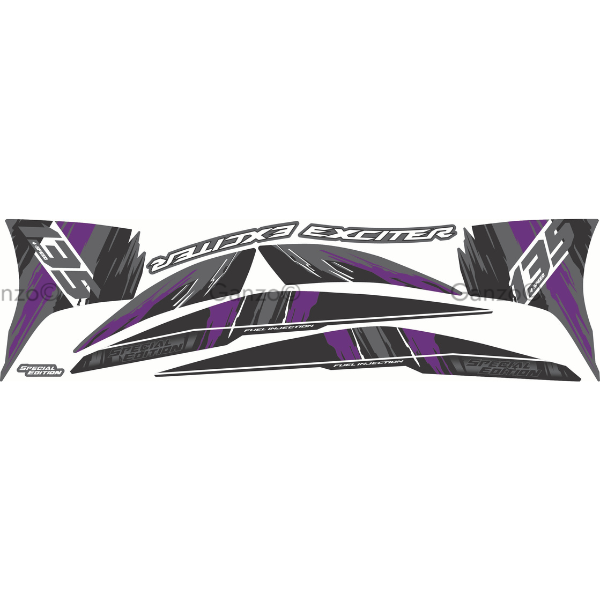 YAMAHA LC135 V8 CUSTOM STRIPE STICKER COVERSET / EXCITER (189) SPECIAL EDITION