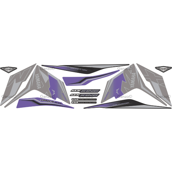 YAMAHA Y16ZR V1 CUSTOMIZED STRIPE STICKER COVERSET / MXKING 2020 DESIGN
