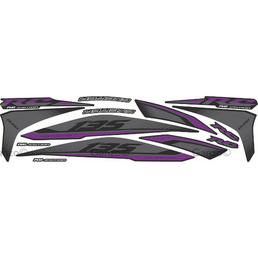 YAMAHA LC135 V8 STRIPE STICKER COVERSET / EXCITER RC