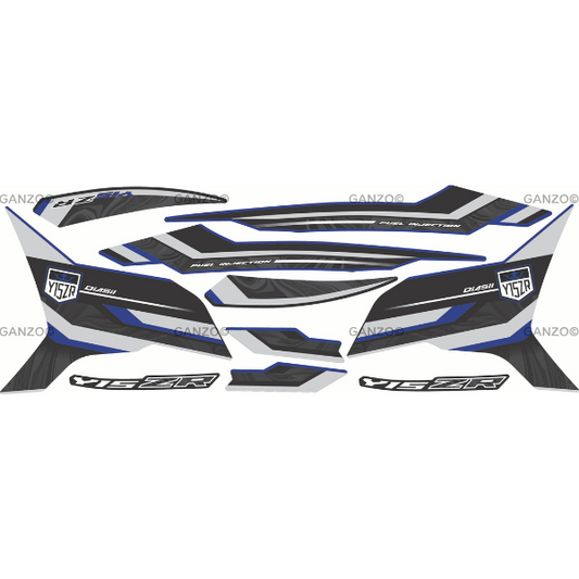 YAMAHA Y15ZR V1 V2 STRIPE STICKER COVERSET / STANDARD 2023