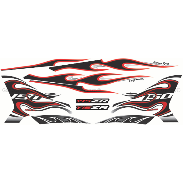 YAMAHA Y15ZR V1 V2 CUSTOMIZED STRIPE STICKER COVERSET LC150 / API FIRE EDITION