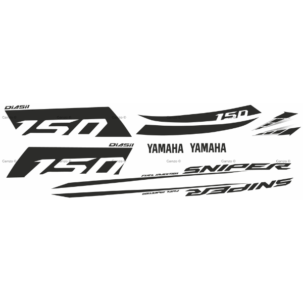 YAMAHA Y15ZR V1 V2 STRIPE STICKER COVERSET / SNIPER GP 2020