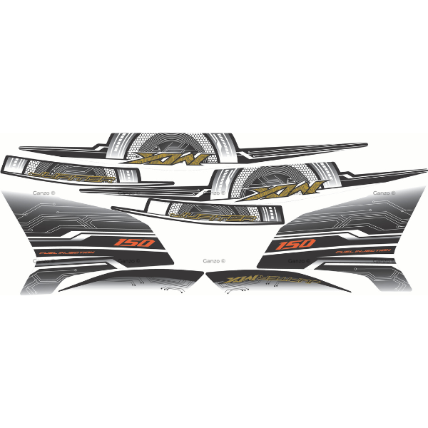 YAMAHA Y15ZR V1 V2 CUSTOMIZED STRIPE STICKER COVERSET / JUPITER MX JMX EDITION
