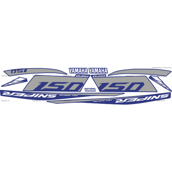 YAMAHA Y15ZR V1 V2 STRIPE STICKER COVERSET / SNIPER GP 2020