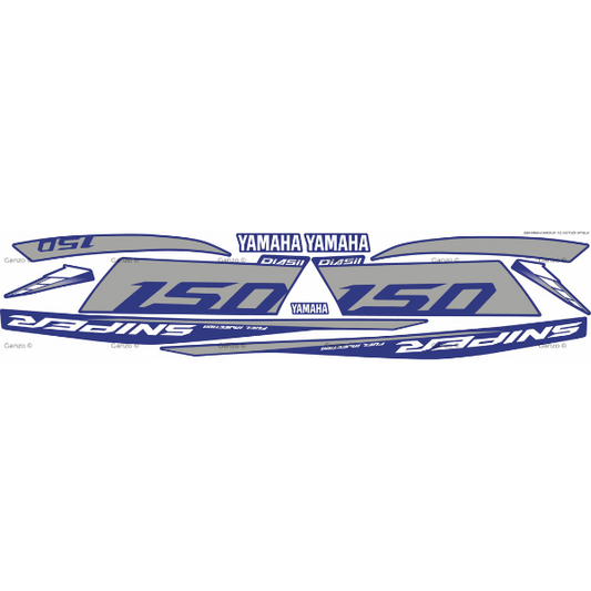 YAMAHA Y15ZR V1 V2 STRIPE STICKER COVERSET / SNIPER GP 2020