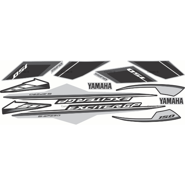 YAMAHA Y15ZR V1 V2 CUSTOMIZED STRIPE STICKER COVERSET / EXCITER GP 2015 EDITION