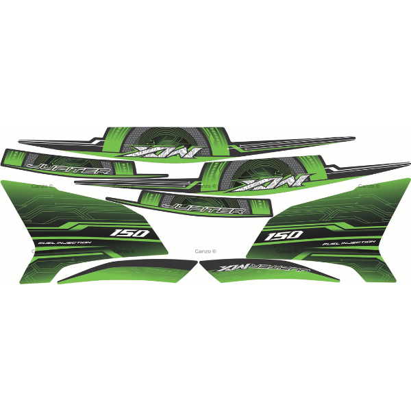YAMAHA Y15ZR V1 V2 CUSTOMIZED STRIPE STICKER COVERSET / JUPITER MX JMX EDITION