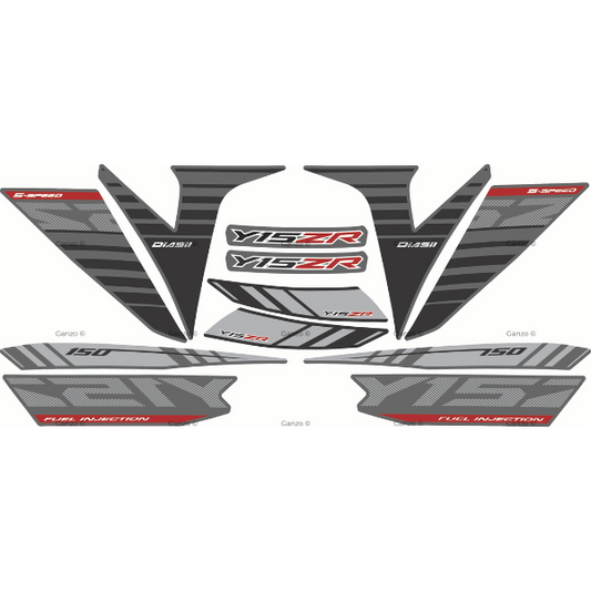 YAMAHA Y15ZR V1 V2 STRIPE STICKER COVERSET / BATMAN