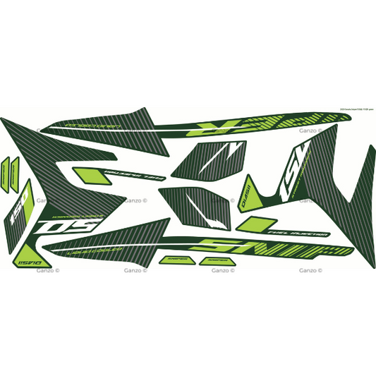 YAMAHA Y15ZR V1 V2 STRIPE COVERSET / SNIPER 150 (6) 2020