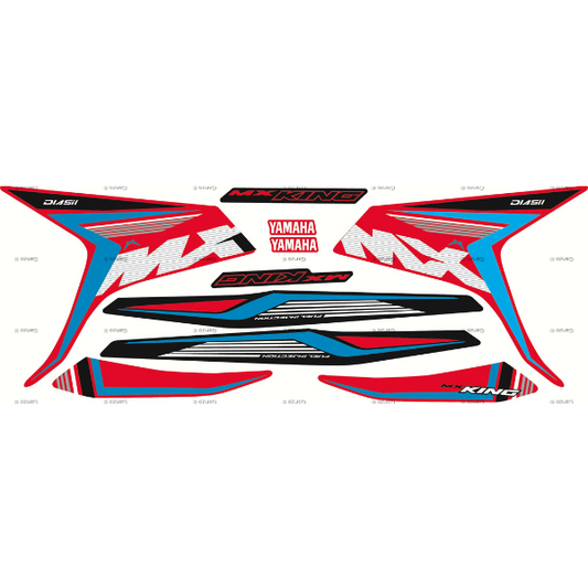 YAMAHA Y15ZR V1 V2 STRIPE STICKER COVERSET / MX KING 2024 2025
