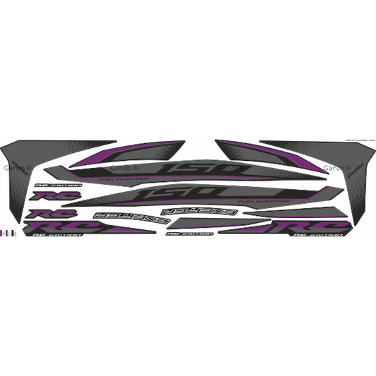 YAMAHA Y15ZR V1 V2 STRIPE STICKER COVERSET / RC