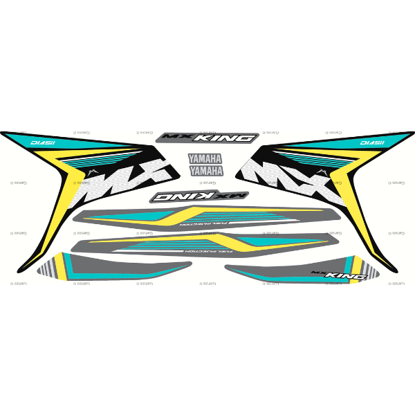 YAMAHA Y15ZR V1 V2 STRIPE STICKER COVERSET / MX KING 2024 2025