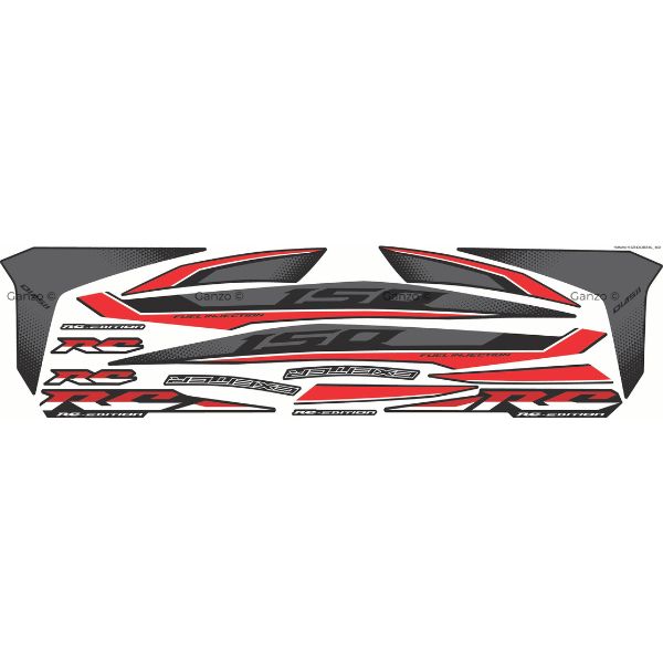 YAMAHA Y15ZR V1 V2 STRIPE STICKER COVERSET / RC