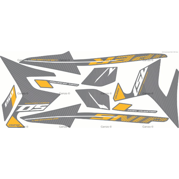 YAMAHA Y15ZR V1 V2 STRIPE COVERSET / SNIPER 150 (6) 2020