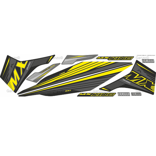 YAMAHA LC135 V6 V7 STRIPE STICKER COVERSET - MXKING