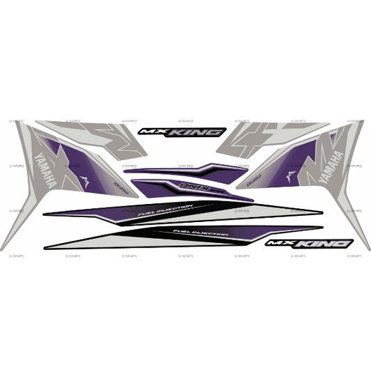 YAMAHA Y15ZR V1 V2 STRIPE STICKER COVERSET / MXKING 2020 EDITION