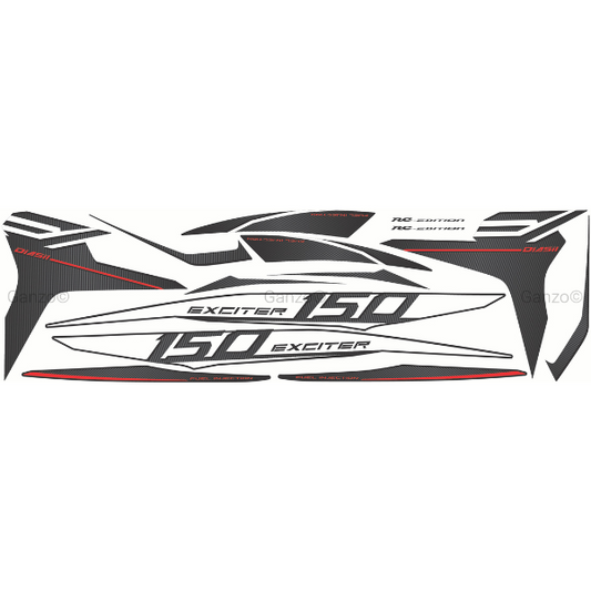 YAMAHA Y15ZR V1 V2 STRIPE STICKER COVERSET / RC 2020 EDITION