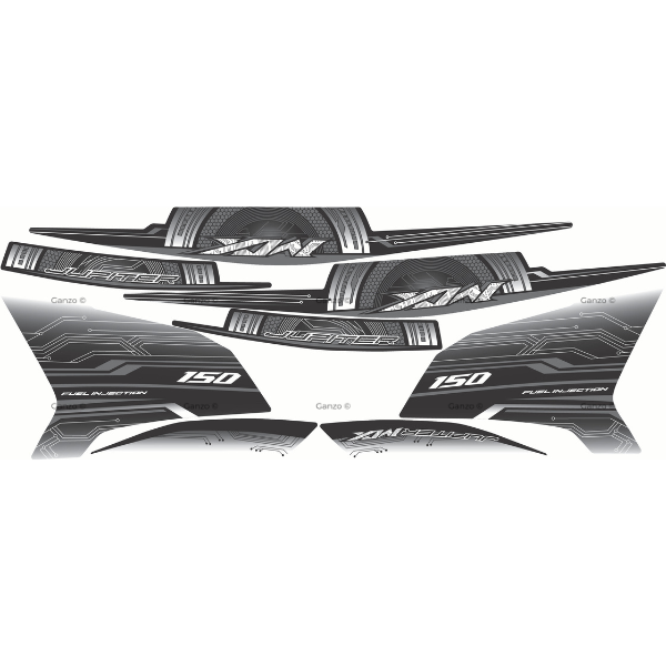 YAMAHA Y15ZR V1 V2 CUSTOMIZED STRIPE STICKER COVERSET / JUPITER MX JMX EDITION