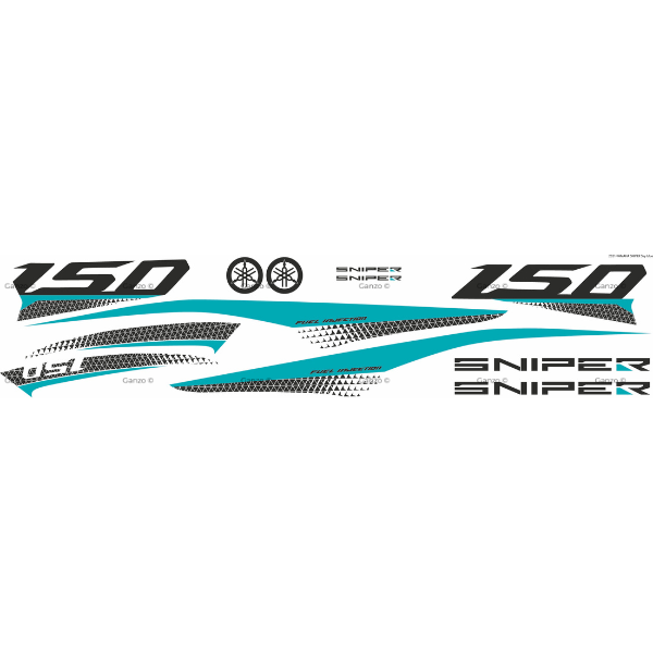 YAMAHA Y15ZR V1 V2 STRIPE STICKER COVERSET / SNIPER GP 2020